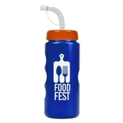 Promotional Mini Peak - 22 Oz Metalike Bottle With Straw Lid -cup shop v3 127