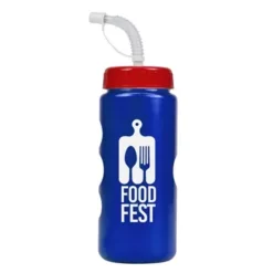 Promotional Mini Peak - 22 Oz Metalike Bottle With Straw Lid -cup shop v3 131