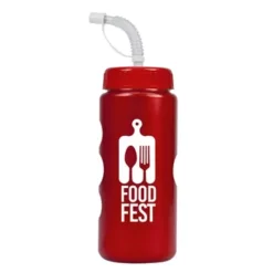 Promotional Mini Peak - 22 Oz Metalike Bottle With Straw Lid -cup shop v3 132