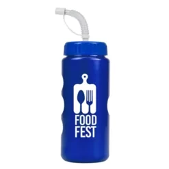 Promotional Mini Peak - 22 Oz Metalike Bottle With Straw Lid -cup shop v3 135