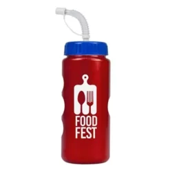 Promotional Mini Peak - 22 Oz Metalike Bottle With Straw Lid -cup shop v3 136