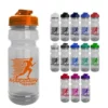 Promotional The Trainer - 24 Oz Clear Sports Bottle With USA Flip Lid -cup shop v3 162