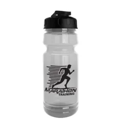 Promotional The Trainer - 24 Oz Clear Sports Bottle With USA Flip Lid -cup shop v3 163