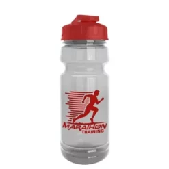 Promotional The Trainer - 24 Oz Clear Sports Bottle With USA Flip Lid -cup shop v3 165