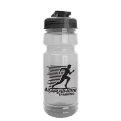 Promotional The Trainer - 24 Oz Clear Sports Bottle With USA Flip Lid -cup shop v3 167