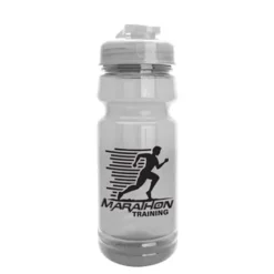 Promotional The Trainer - 24 Oz Clear Sports Bottle With USA Flip Lid -cup shop v3 169