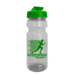 Promotional The Trainer - 24 Oz Clear Sports Bottle With USA Flip Lid -cup shop v3 170