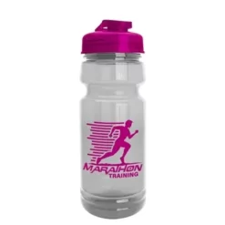 Promotional The Trainer - 24 Oz Clear Sports Bottle With USA Flip Lid -cup shop v3 171