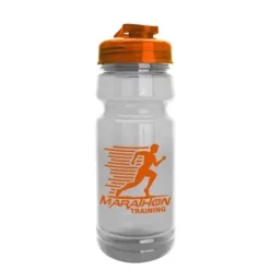 Promotional The Trainer - 24 Oz Clear Sports Bottle With USA Flip Lid -cup shop v3 172