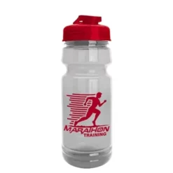Promotional The Trainer - 24 Oz Clear Sports Bottle With USA Flip Lid -cup shop v3 173