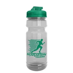 Promotional The Trainer - 24 Oz Clear Sports Bottle With USA Flip Lid -cup shop v3 174