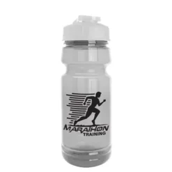 Promotional The Trainer - 24 Oz Clear Sports Bottle With USA Flip Lid -cup shop v3 176