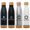 Promotional Ibiza Bamboo - 22 Oz Double-Wall Stainless Bottle -cup shop v3 234