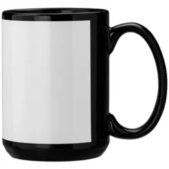 Promotional SimpliColor 15 Oz Black Ceramic Mug -cup shop v3 318