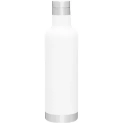 Promotional 25 Oz H2go Noir - Powder Stainless Steel Bottle - Matte White