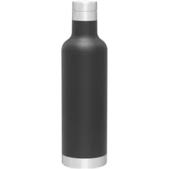 Promotional 25 Oz H2go Noir - Powder Stainless Steel Bottle - Matte Black