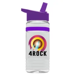 Promotional 20 Oz Stripe - Flip Straw Lid - Digital -cup shop v4 130