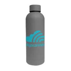Promotional 17 Oz Double Wall Stainless Steel Bottle With A Rubberized Finish -cup shop v4 144