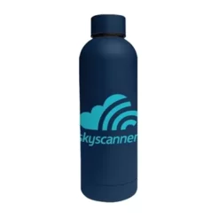 Promotional 17 Oz Double Wall Stainless Steel Bottle With A Rubberized Finish -cup shop v4 145