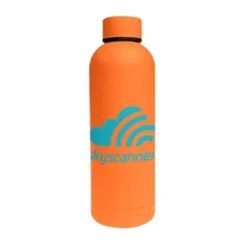 Promotional 17 Oz Double Wall Stainless Steel Bottle With A Rubberized Finish -cup shop v4 146