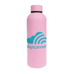 Promotional 17 Oz Double Wall Stainless Steel Bottle With A Rubberized Finish -cup shop v4 147