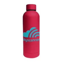 Promotional 17 Oz Double Wall Stainless Steel Bottle With A Rubberized Finish -cup shop v4 148
