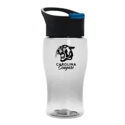 Promotional 18 Oz Transparent Bottle With Pop-Up Sip Lid -cup shop v4 247