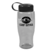 Promotional Poly-Pure -27 Oz Transparent Bottle -Tethered Lid -cup shop v4 252