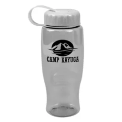 Promotional Poly-Pure -27 Oz Transparent Bottle -Tethered Lid -cup shop v4 256