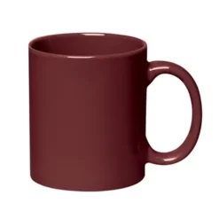 Promotional 11 Oz Colored Stoneware Mug With C-Handle -cup shop v4 425