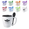 Evans Promotional 16 Oz Stir'N Sip Mug™ W/ Spoon -cup shop v4 479