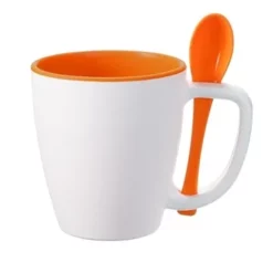 Evans Promotional 16 Oz Stir'N Sip Mug™ W/ Spoon -cup shop v4 483