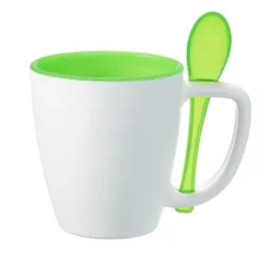 Evans Promotional 16 Oz Stir'N Sip Mug™ W/ Spoon -cup shop v4 486