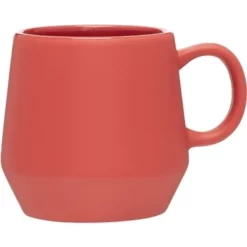 Promotional 16 Oz Verona Ceramic Mug - Matte Red