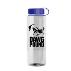 Promotional The Guzzler - 32 Oz Trans. Bottle-Tethered Lid -cup shop v4 74