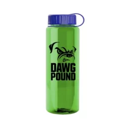 Promotional The Guzzler - 32 Oz Trans. Bottle-Tethered Lid -cup shop v4 79