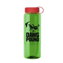 Promotional The Guzzler - 32 Oz Trans. Bottle-Tethered Lid -cup shop v4 81