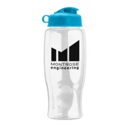 Promotional Poly-Pure - 27 Oz Transparent Bottle - Flip Lid -cup shop v5 123