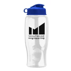 Promotional Poly-Pure - 27 Oz Transparent Bottle - Flip Lid -cup shop v5 127