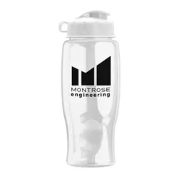 Promotional Poly-Pure - 27 Oz Transparent Bottle - Flip Lid -cup shop v5 129