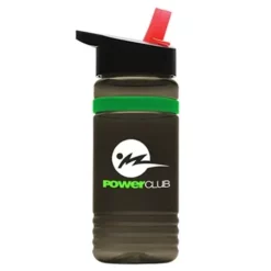 Promotional 20 Oz Stripe - Flip Straw Lid -cup shop v5 144