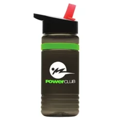 Promotional 20 Oz Stripe - Flip Straw Lid -cup shop v5 146