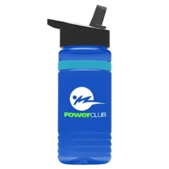 Promotional 20 Oz Stripe - Flip Straw Lid -cup shop v5 147