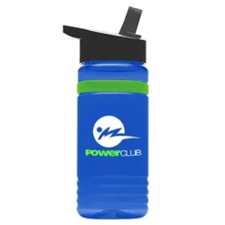 Promotional 20 Oz Stripe - Flip Straw Lid -cup shop v5 151