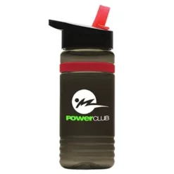 Promotional 20 Oz Stripe - Flip Straw Lid -cup shop v5 152