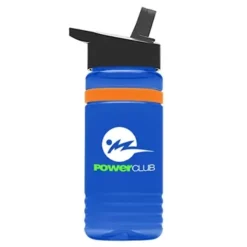 Promotional 20 Oz Stripe - Flip Straw Lid -cup shop v5 153