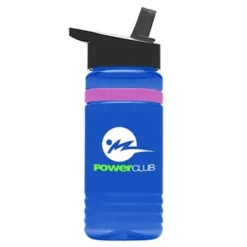 Promotional 20 Oz Stripe - Flip Straw Lid -cup shop v5 155