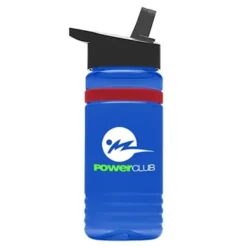 Promotional 20 Oz Stripe - Flip Straw Lid -cup shop v5 157