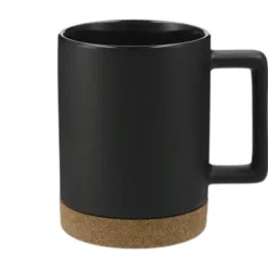 Promotional Bates 15 Oz Ceramic Mug W/ Cork Base -cup shop v5 231