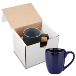 Prime Promotional 15 Oz Bistro Style Ceramic Mug Gift Set -cup shop v5 302